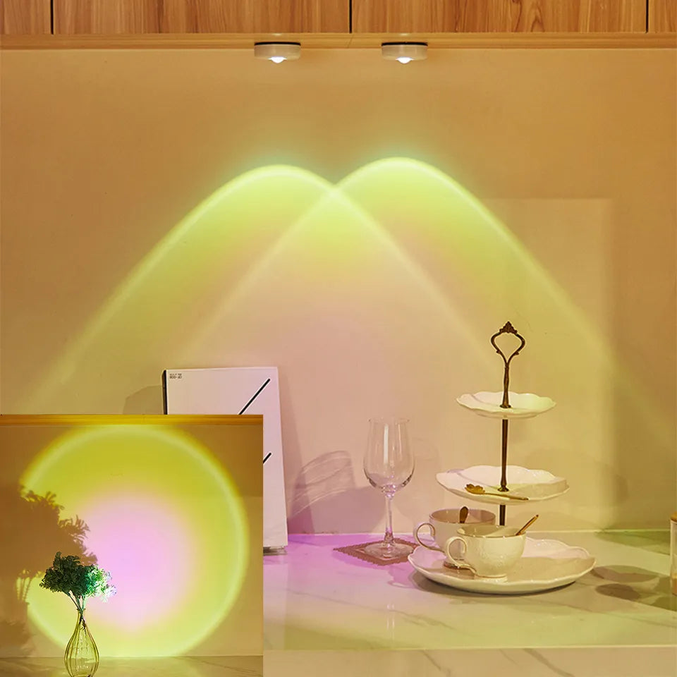 SunniGlow™ - Stick On Wall Sunset Lamp