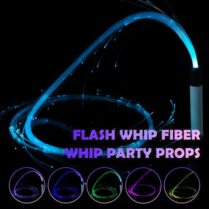 GrooveFlow™ - 360° Swivel Pixel Rave LED Fiber Optic Dance Whips